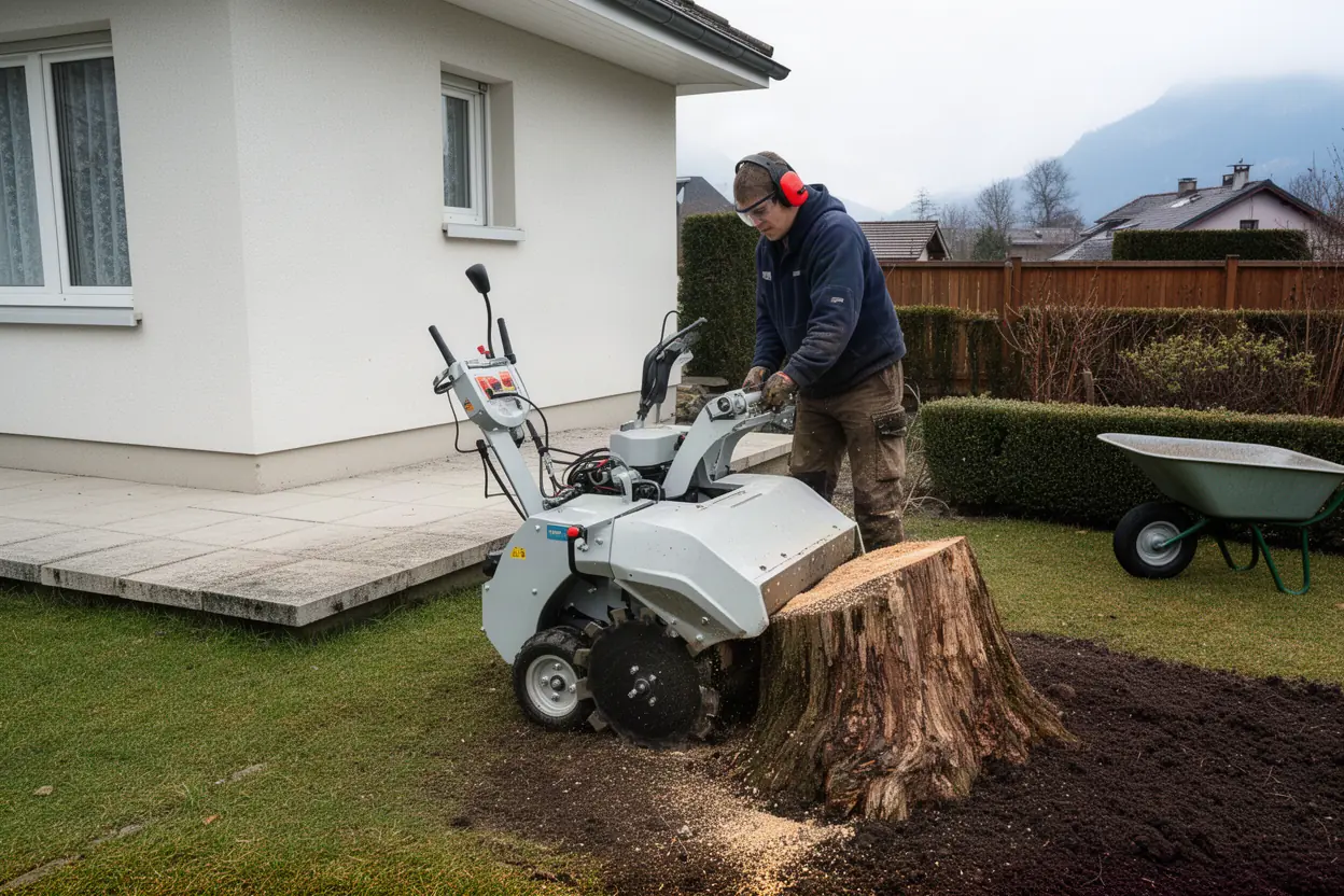 Dessouchage et rognage de souches à Annecy : libérez votre terrain